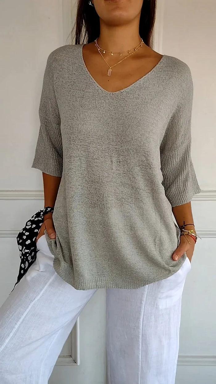 Image of Nia | Women's Relaxed Fit Knit Sweater