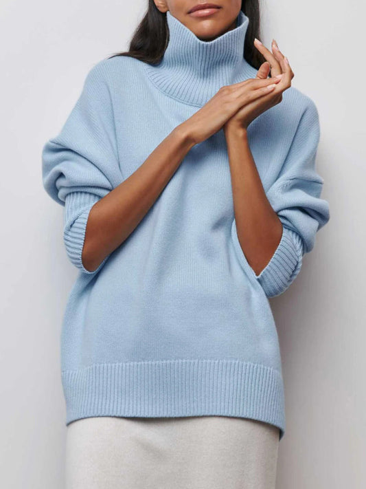Image of Nicole | Women's Oversized Turtleneck Sweater