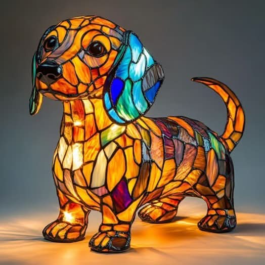 Night Light in Pet Design | Warm Light | USB Operation with Switch | GlowPaws
