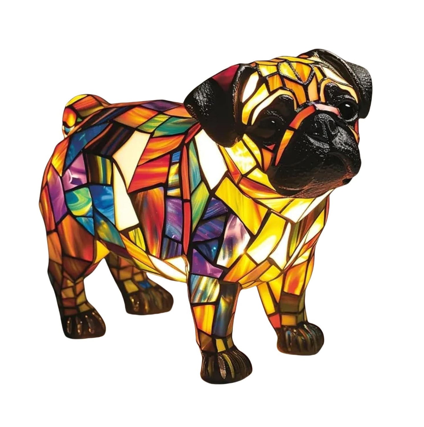 Night Light in Pet Design | Warm Light | USB Operation with Switch | GlowPaws