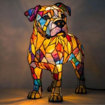 Night Light in Pet Design | Warm Light | USB Operation with Switch | GlowPaws
