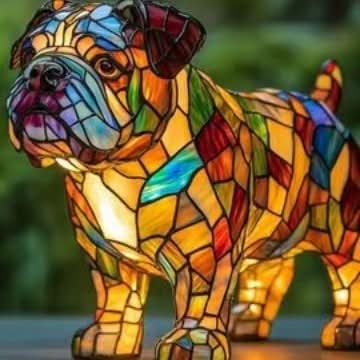 Night Light in Pet Design | Warm Light | USB Operation with Switch | GlowPaws