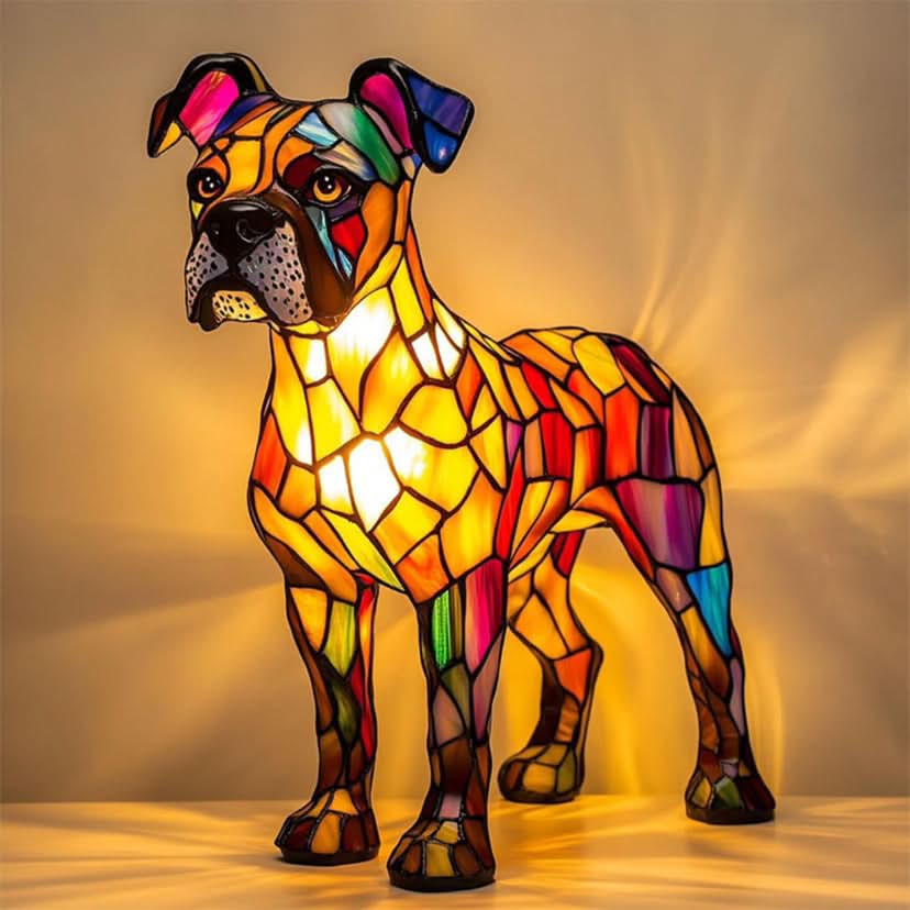 Night Light in Pet Design | Warm Light | USB Operation with Switch | GlowPaws