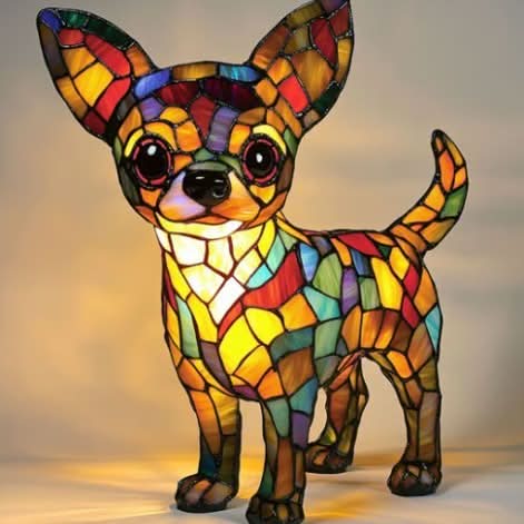 Night Light in Pet Design | Warm Light | USB Operation with Switch | GlowPaws