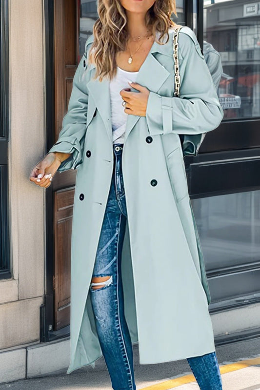 Image of Nina | Women's Double-Breasted Trench Coat