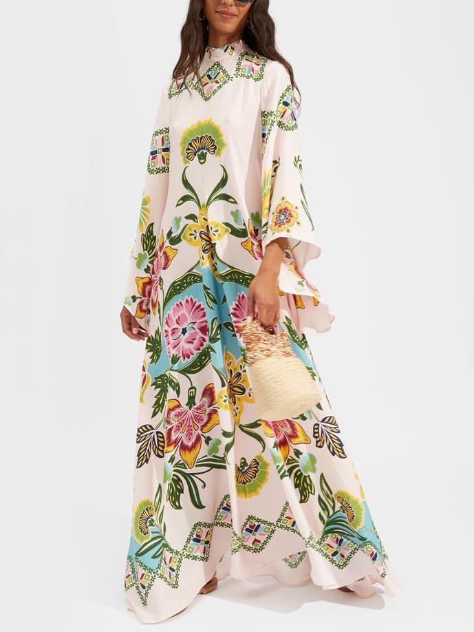 Image of Noelle | Women's Long Sleeve Floral Maxi Dress
