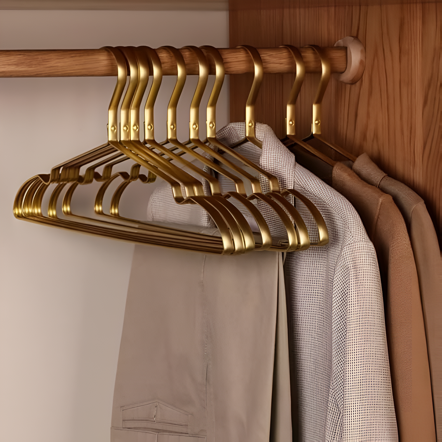 Non-Slip Aluminium Clothes Hangers