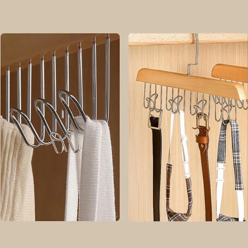 Non-Slip Clothes Hanger - Large Capacity | 360° Swivel Hook