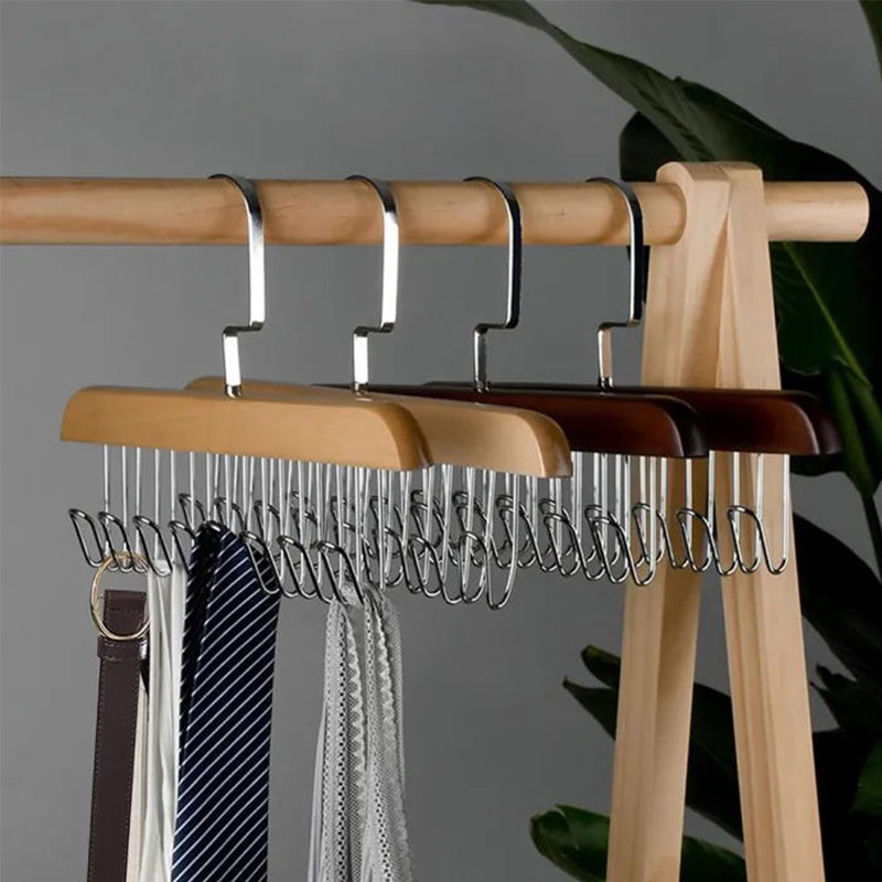 Non-Slip Clothes Hanger - Large Capacity | 360° Swivel Hook
