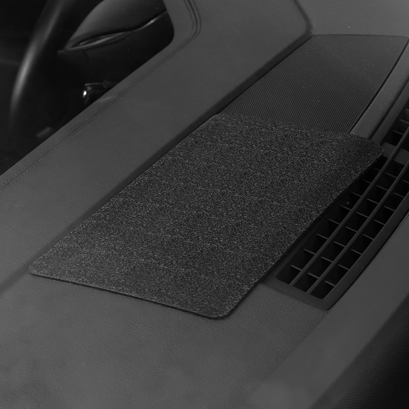 Non-Slip Dashboard Sticky Pad with Grid Texture and Adhesive Discs