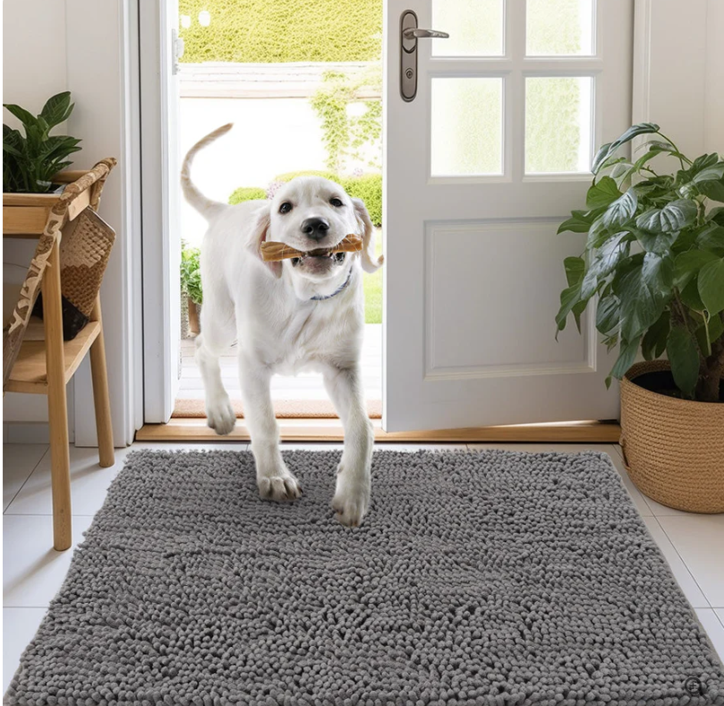 Non-Slip Super Absorbent Dog Mat Made of Microfiber