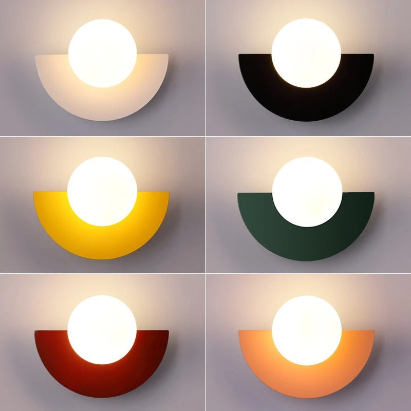 Nordic Half-Circle Wall Sconce Summit - Modern Lighting