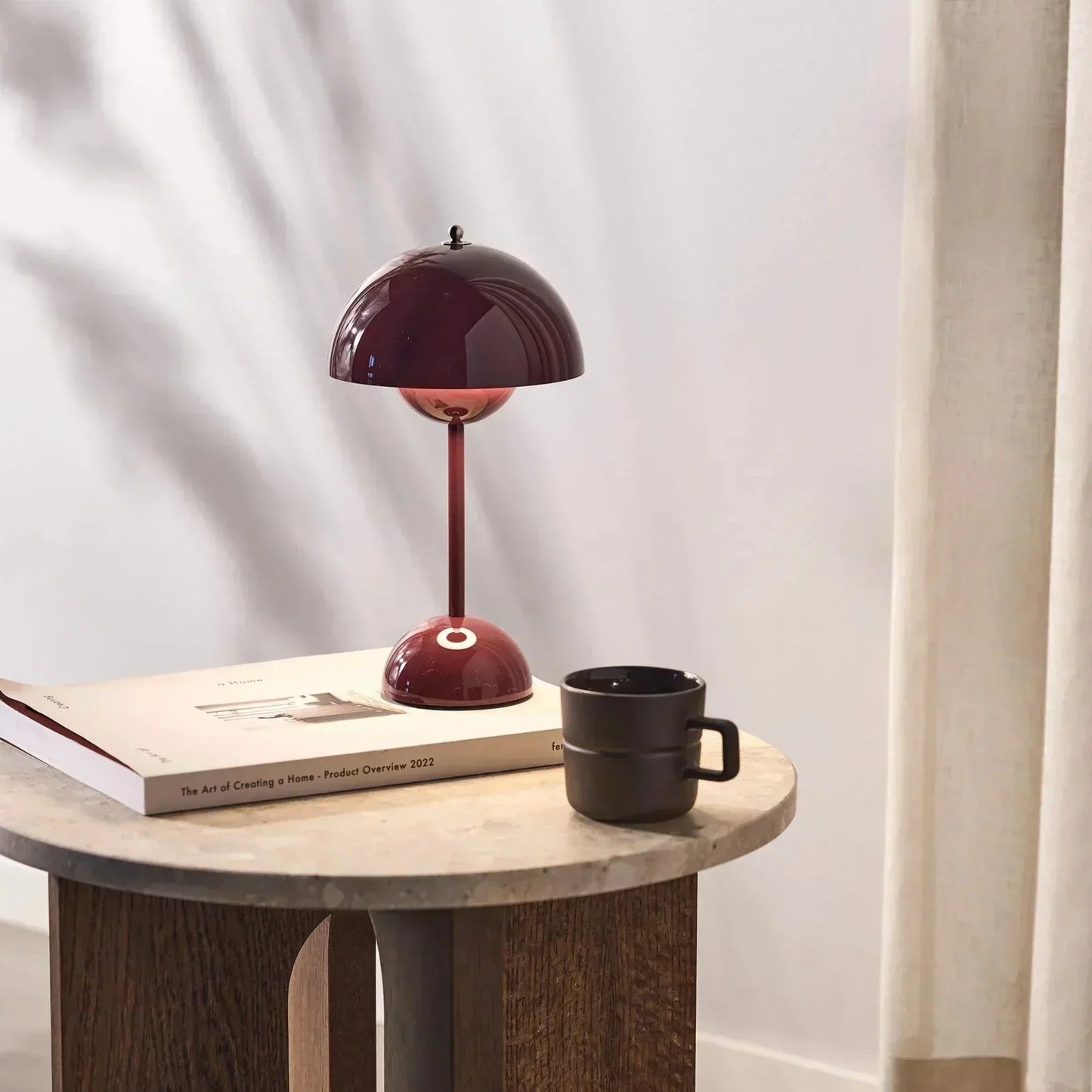 NordicGlow | Wireless & Dimmable Scandinavian LED Mushroom Lamp