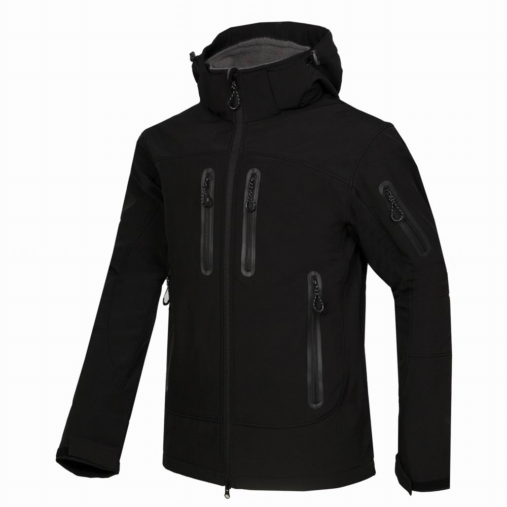Image of Norman | Men's Hooded Full Zip Outdoor Jacket
