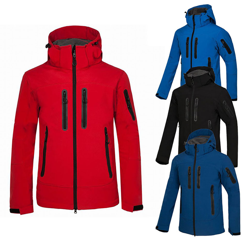 Image of Norman | Men's Hooded Full Zip Outdoor Jacket