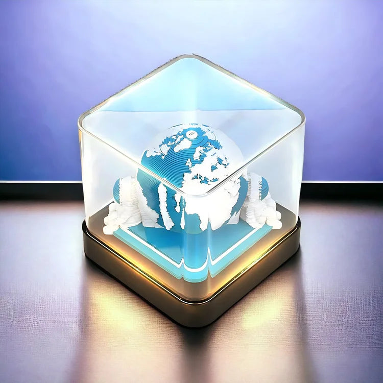 Origami 2026 Calendar with Lights