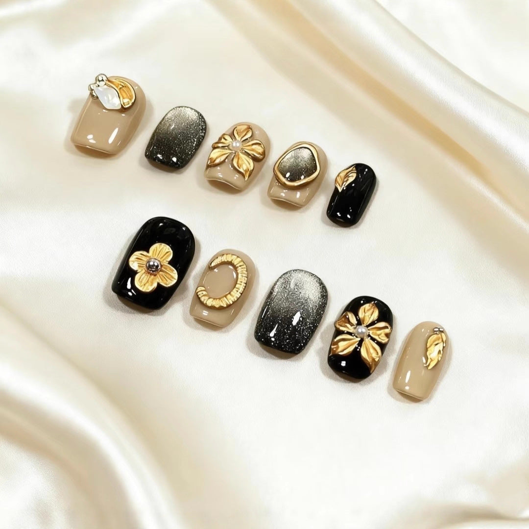 Ornate Press-On Nail Art Set