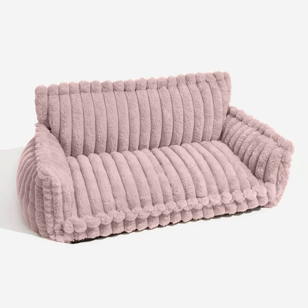 Orthopedic Dog Sofa with Memory Foam, Plush, Foldable, Non-Slip, Removable Cover