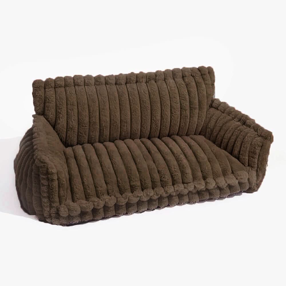 Orthopedic Dog Sofa with Memory Foam, Plush, Foldable, Non-Slip, Removable Cover