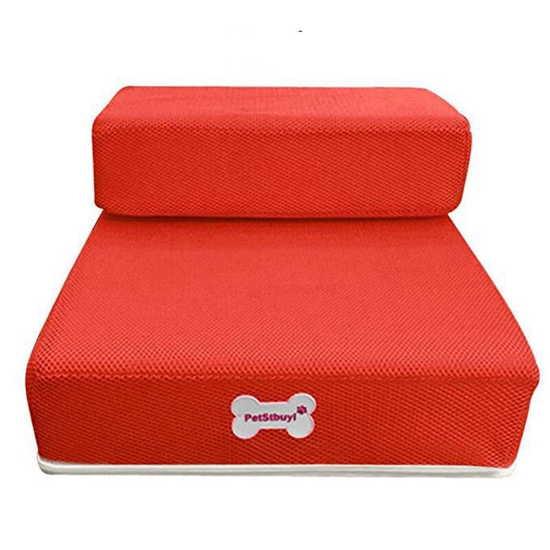 Orthopedic Pet Stairs – Two-Layer Construction with Mesh Foam for Small Dogs and Cats