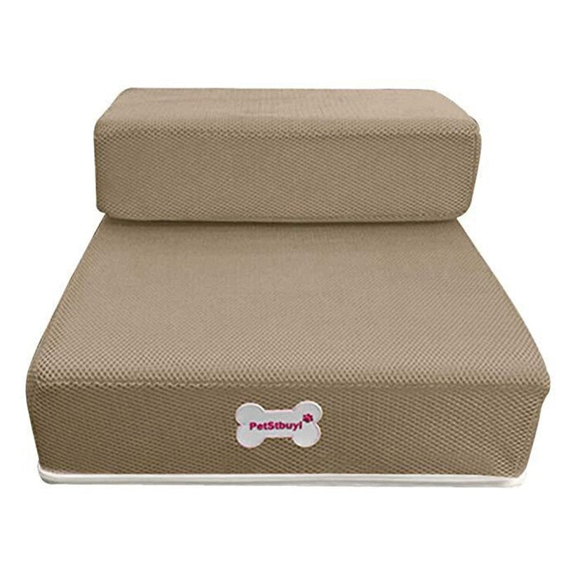 Orthopedic Pet Stairs – Two-Layer Construction with Mesh Foam for Small Dogs and Cats