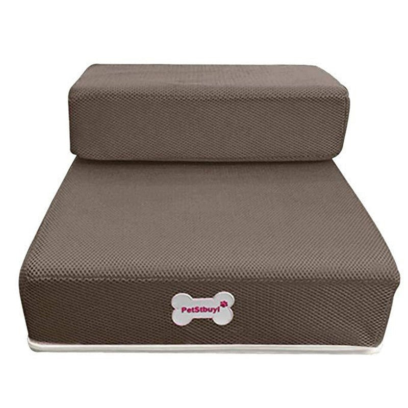 Orthopedic Pet Stairs – Two-Layer Construction with Mesh Foam for Small Dogs and Cats