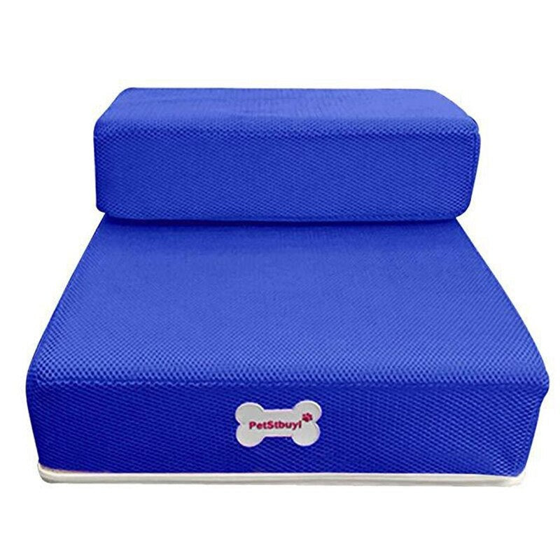 Orthopedic Pet Stairs – Two-Layer Construction with Mesh Foam for Small Dogs and Cats