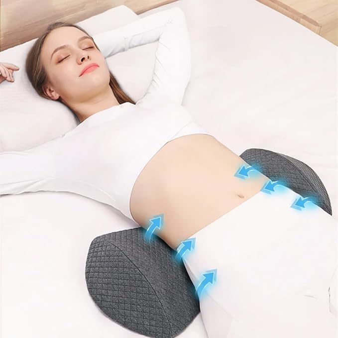 OrthoRest Lumbar Support Pillow for Back Pain Relief