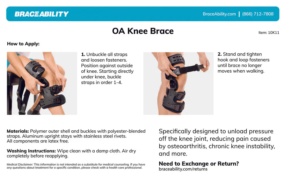 Osteoarthritis Unloader Knee Brace - Joint Pain Relief