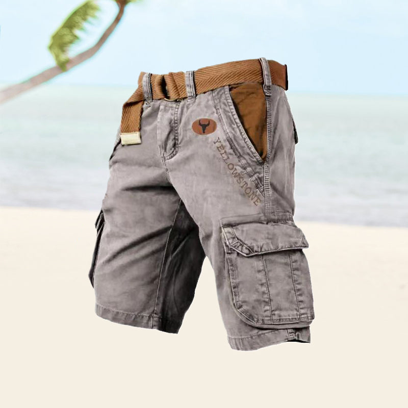 Image of Otto | Men's Belted Cargo Shorts
