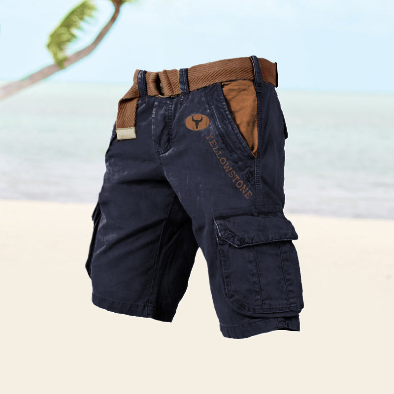 Image of Otto | Men's Belted Cargo Shorts