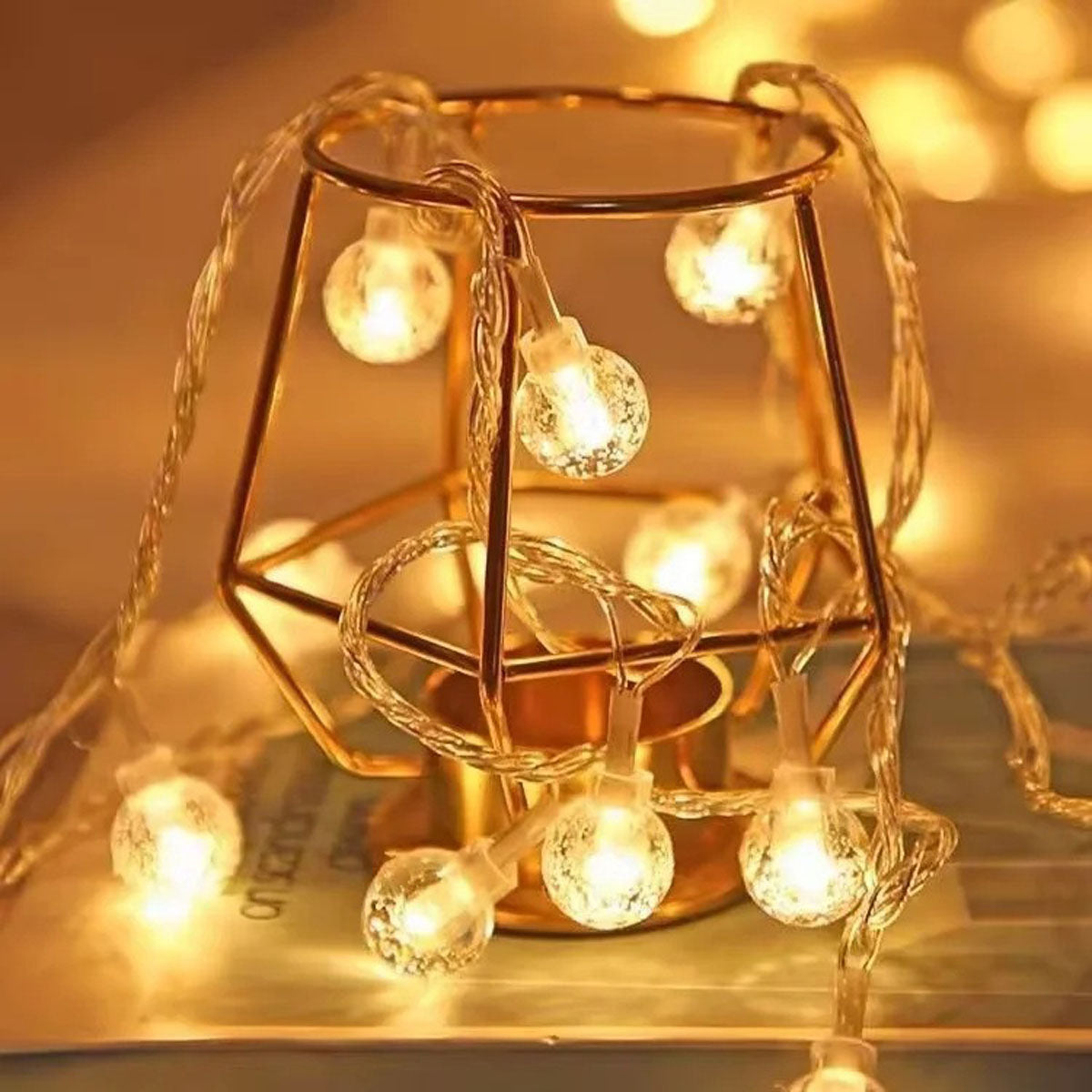 Outdoor Camping LED Globe String Lights IP55 Waterproof Multi-Power