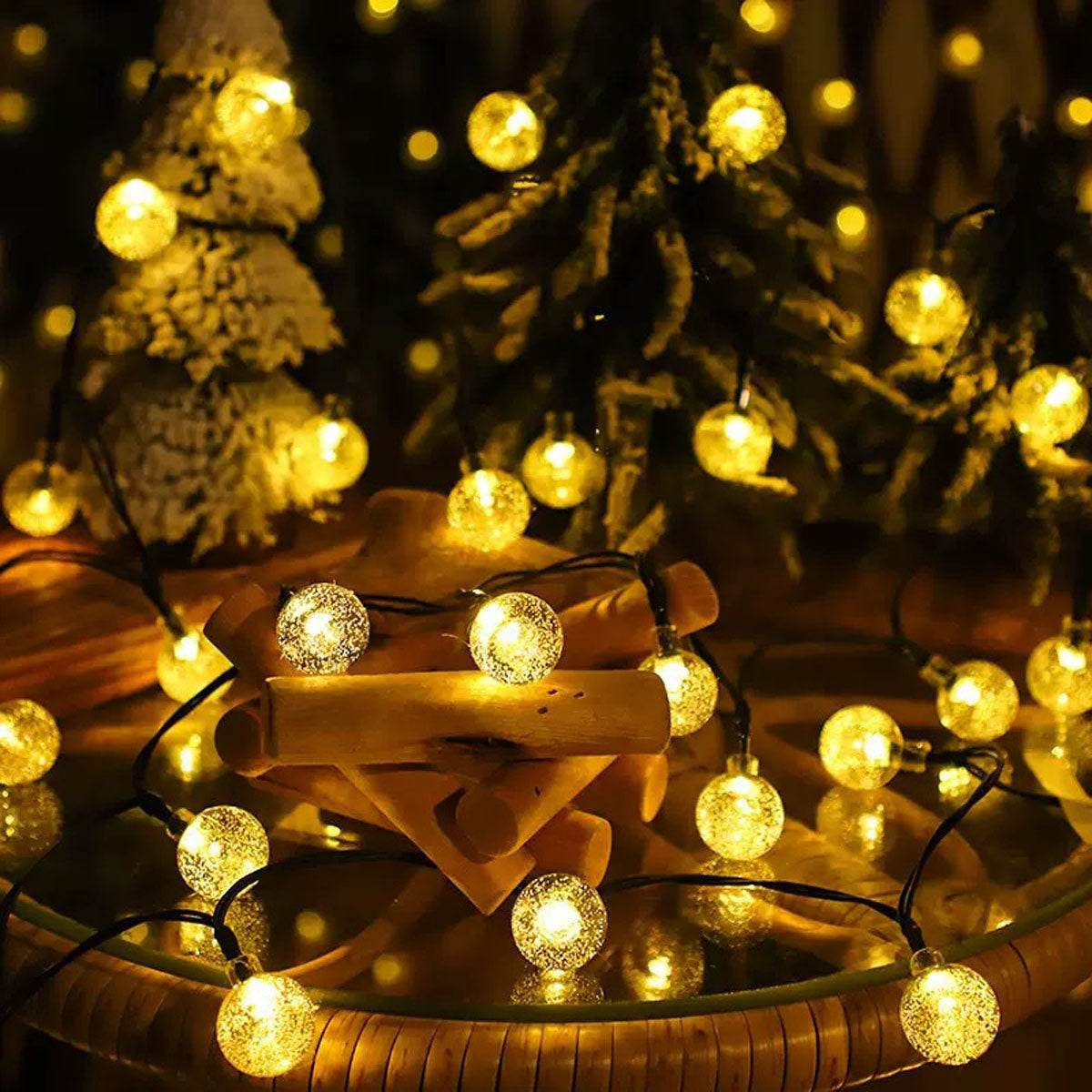 Outdoor Camping LED Globe String Lights IP55 Waterproof Multi-Power