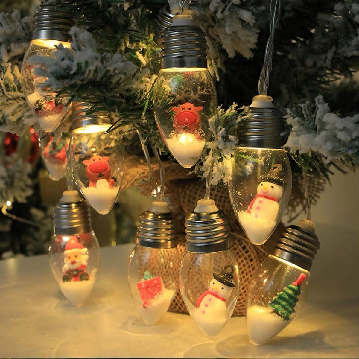 Outdoor Camping LED Globe String Lights IP55 Waterproof Multi-Power