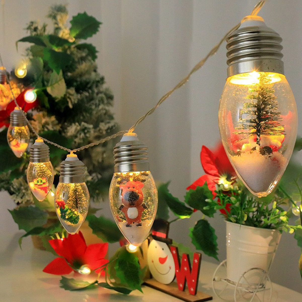 Outdoor Camping LED Globe String Lights IP55 Waterproof Multi-Power