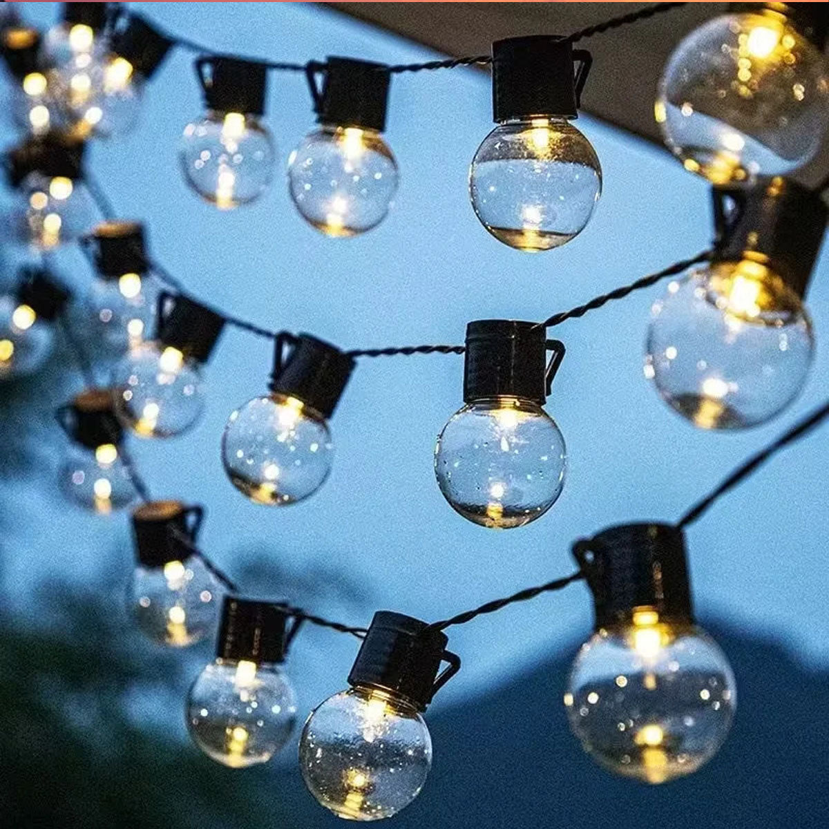 Outdoor Camping LED Globe String Lights IP55 Waterproof Multi-Power
