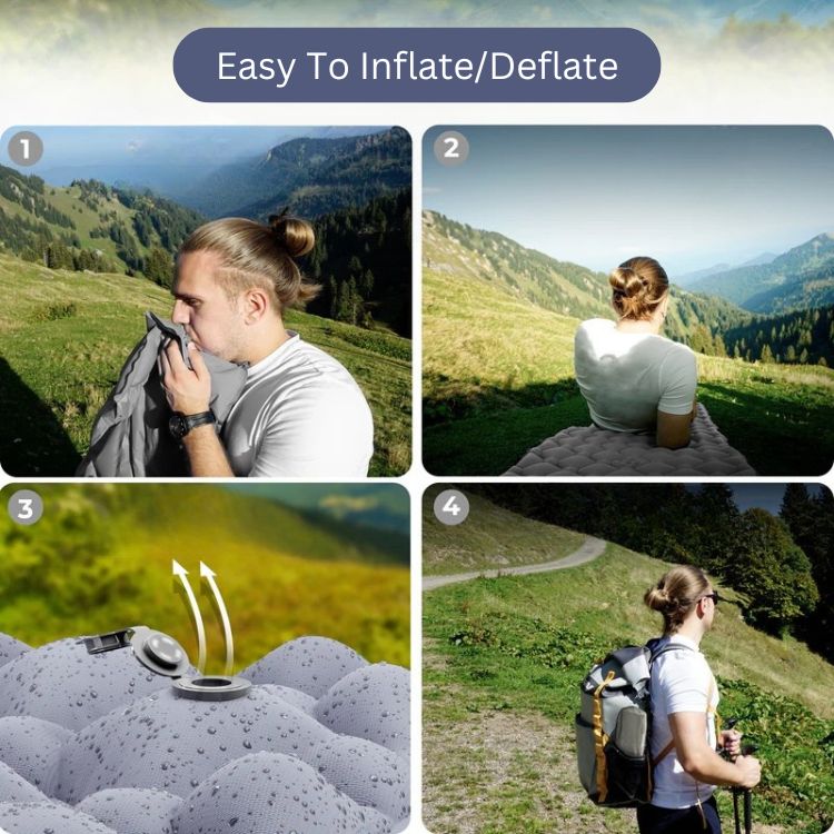 Outdoor Ultralight Inflatable Camping Air Mattress
