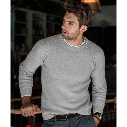 Image of Parker | Men's Crew Neck Knit Sweater