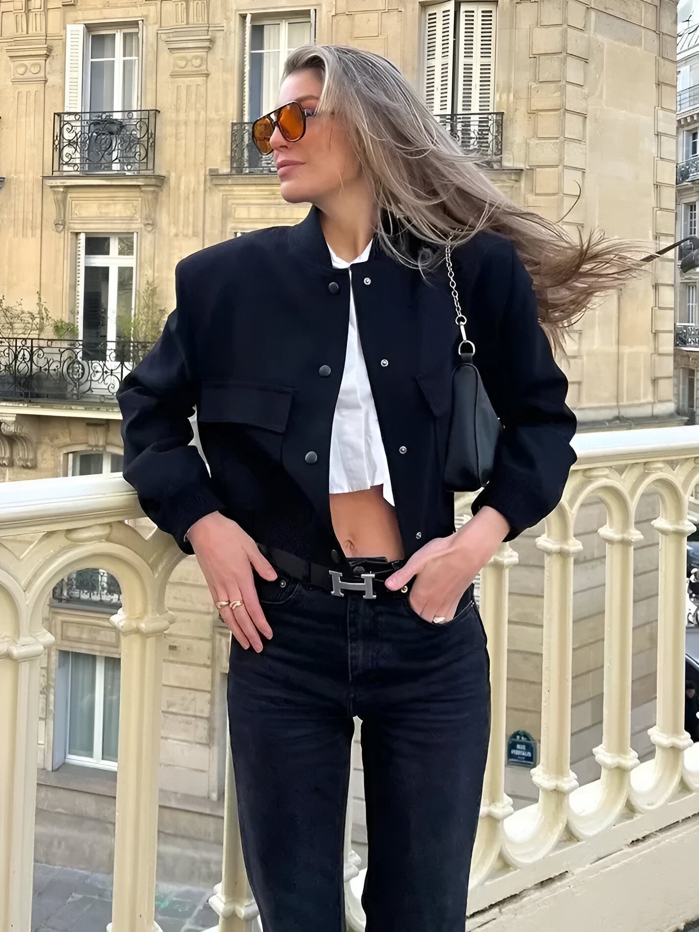 Image of Penny | Women's Cropped Casual Jacket