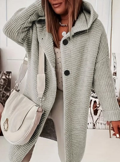 Image of Penny | Women's Hooded Oversized Cardigan