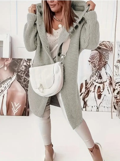 Image of Penny | Women's Hooded Oversized Cardigan