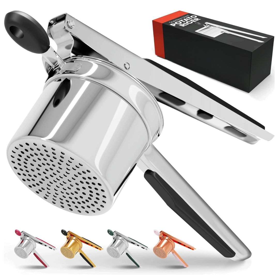 Perfect Mashed Potatoes: Heavy Duty Stainless Steel Potato Ricer