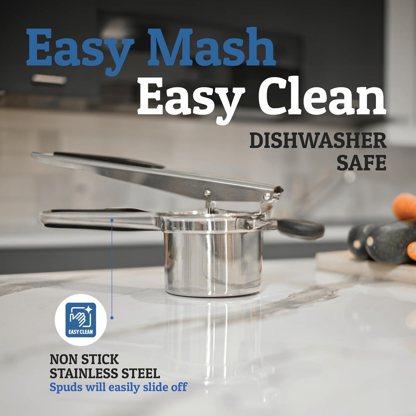 Perfect Mashed Potatoes: Heavy Duty Stainless Steel Potato Ricer