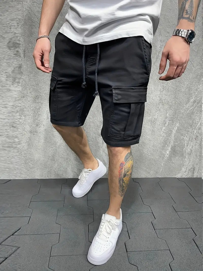 Image of Perry | Men's Cargo Drawstring Shorts
