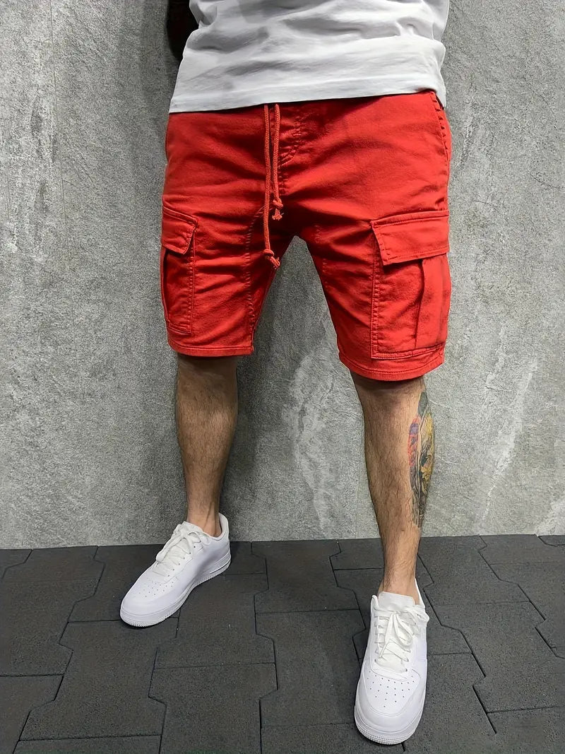 Image of Perry | Men's Cargo Drawstring Shorts