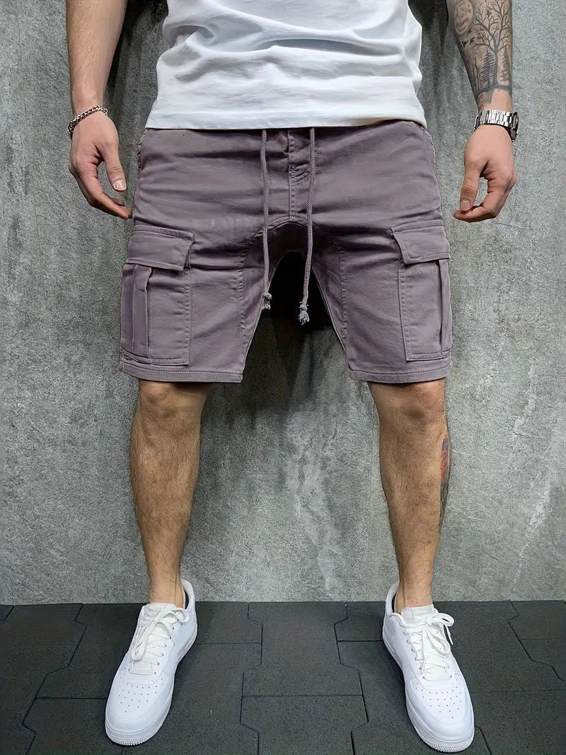 Image of Perry | Men's Cargo Drawstring Shorts