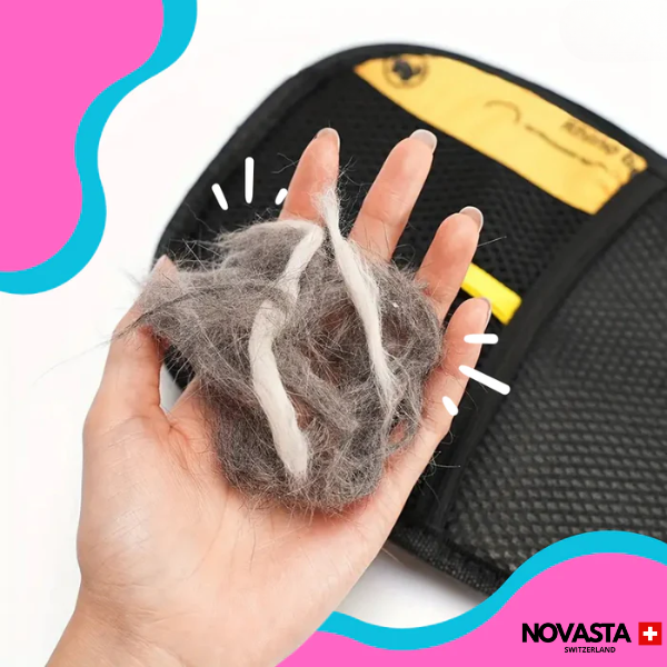Pet Hair Removal Glove for Furniture & Textiles