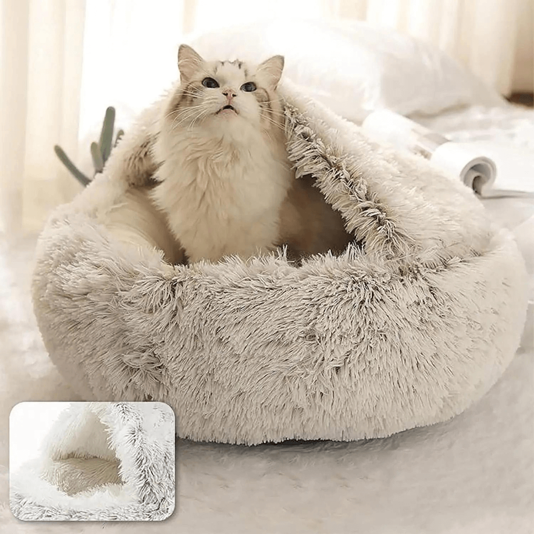 Pet's Comfortable Plush Nest Bed