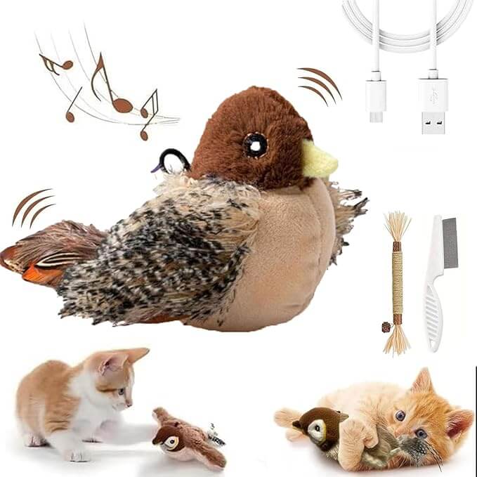 PetVibe Interactive Bird Cat Toy