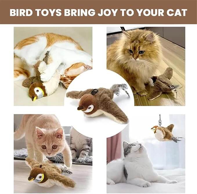 PetVibe Interactive Bird Cat Toy